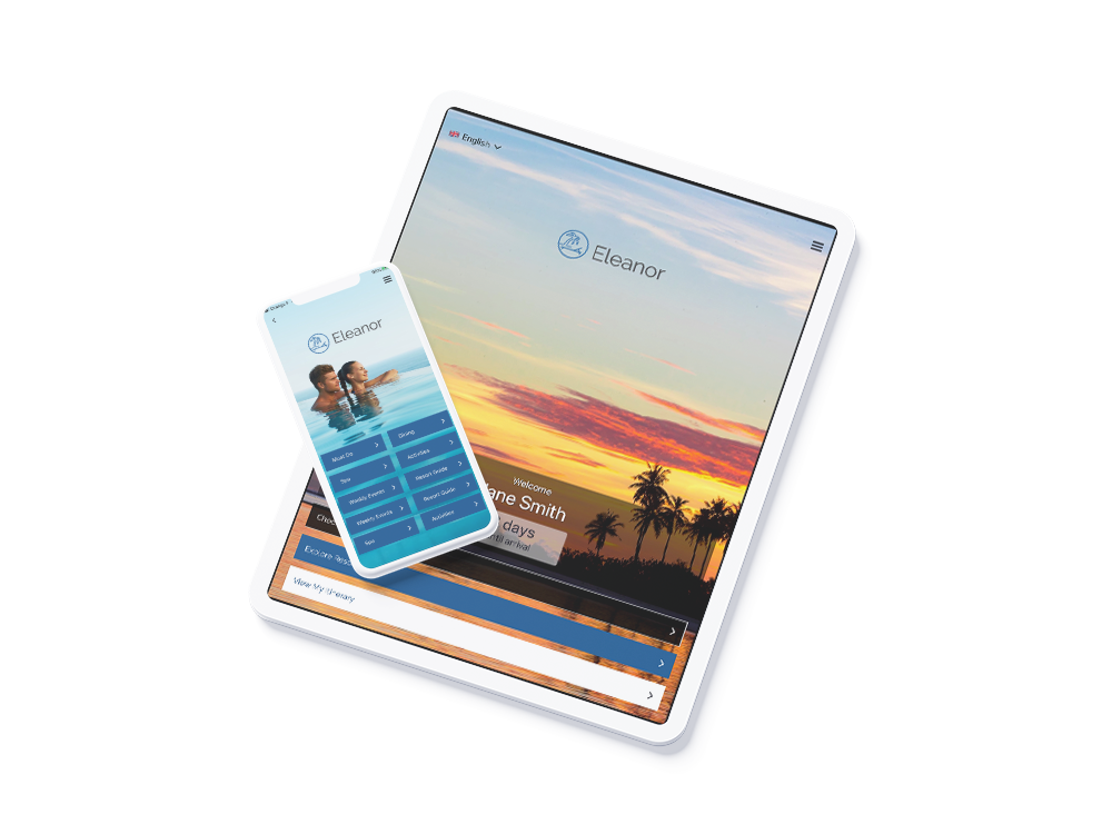 Resort branded guest mobile app